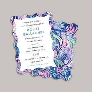 Tropical Party Invitation for Baby Shower, Bachelorette, Birthday Party, or Girls Weekend