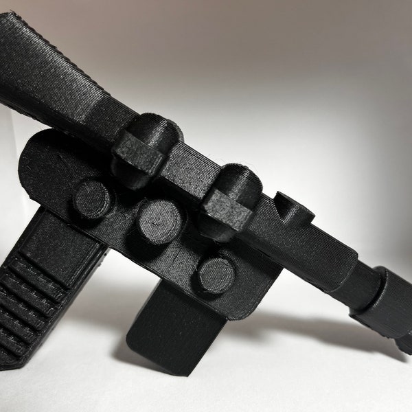 Han Solo's Blaster Baby Rattle - Star Wars Inspired 3D Printed Toy