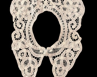 Battenberg Lace Collar, Vintage Collar