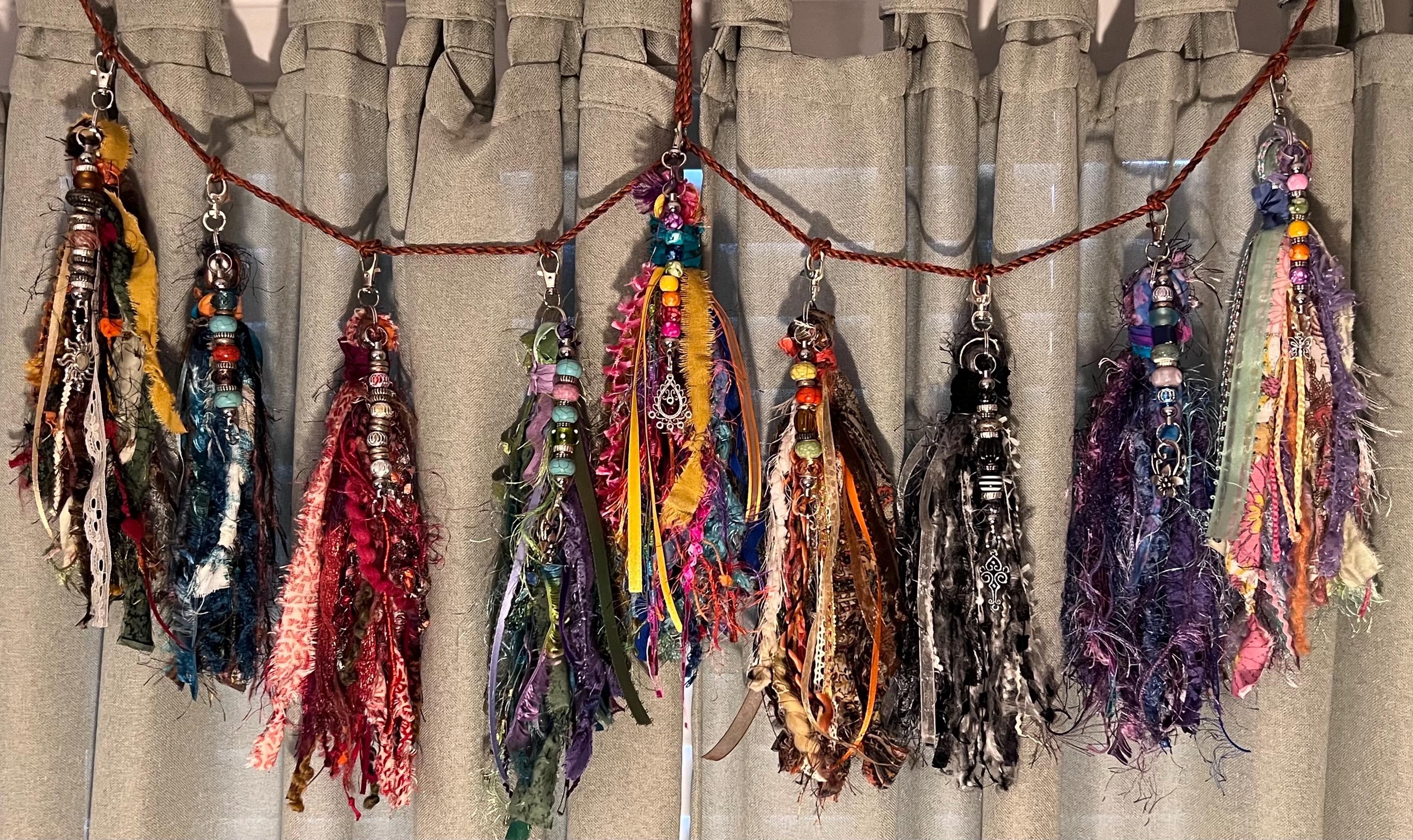 Boho Tassels, Handmade Large Tassels for Bags, Embellishing and Decor