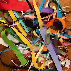 Ribbon Bundle, Junk Journal Snippet, Scrapbooking Embellishment