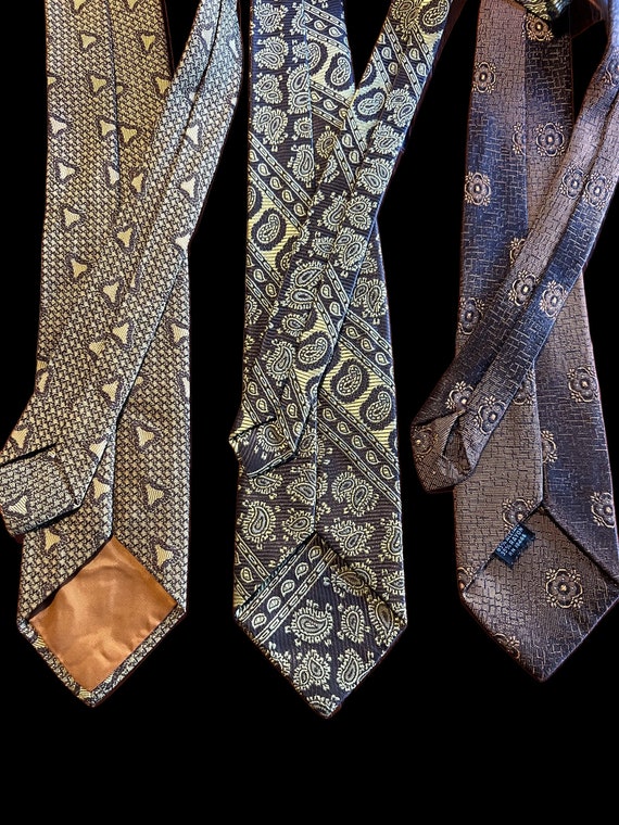 mens ties brown