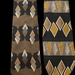 Men’s Art Deco Look Domani Uomo Silk Ties