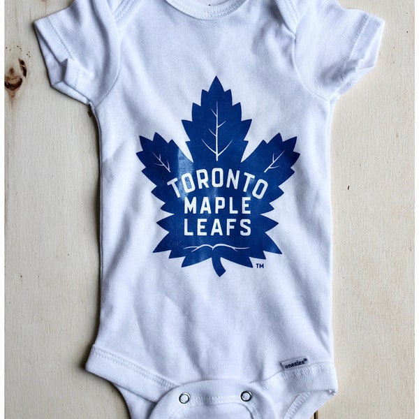 Toronto Maple Leaf Baby Onesies