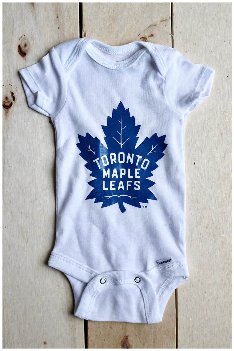 Toronto Maple Leaf Baby Onesies Etsy Canada