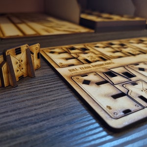 6x Kill Team Barricades - Warhammer 40,000, Necromunda, Kill Team laser cut MDF terrain
