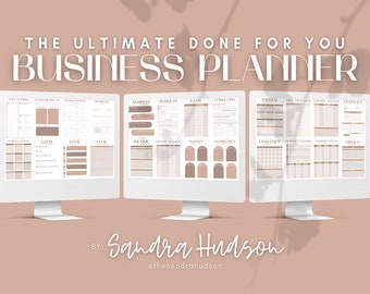 Printable Small Business Planner | Goal Tracker, Income, Expenses (Digital Download)