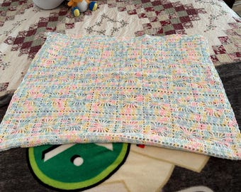 Multicolor Baby Spinnweben Afghan