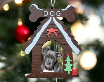 Winter Paws Personalized Dog House Ornament: A Tail-Wagging Addition to Your Christmas Tree