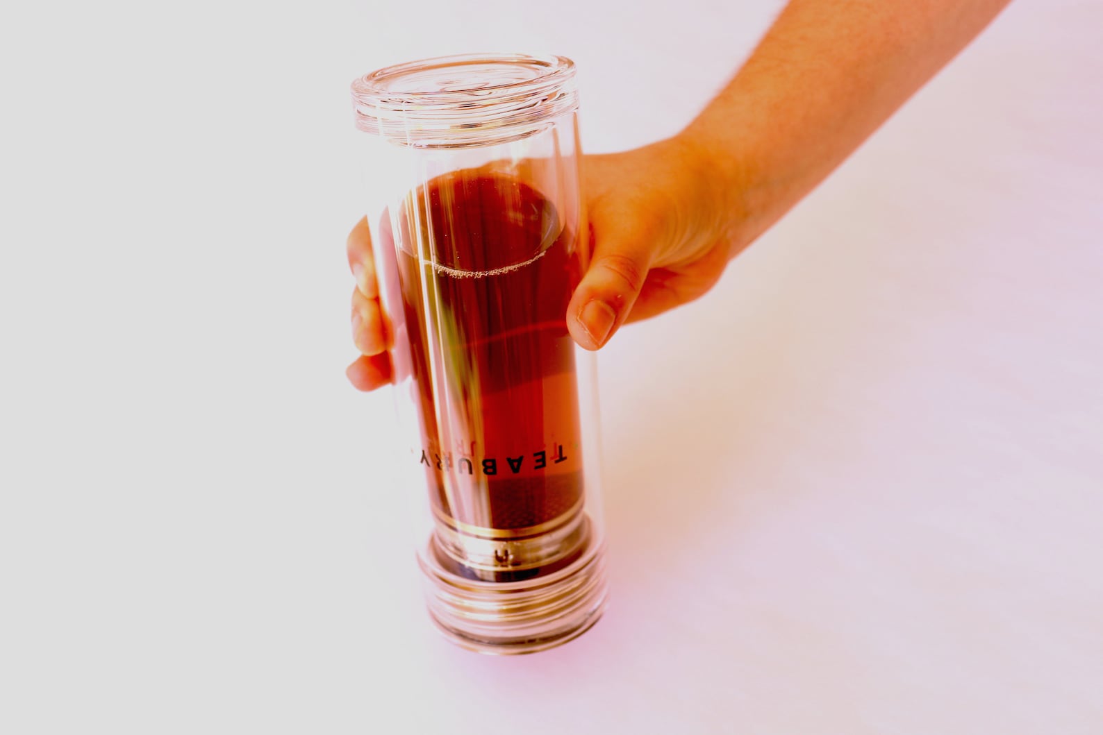 Glass Ecofriendly Flask With Infuser, Tea Infuser, Travel Flask, Tea