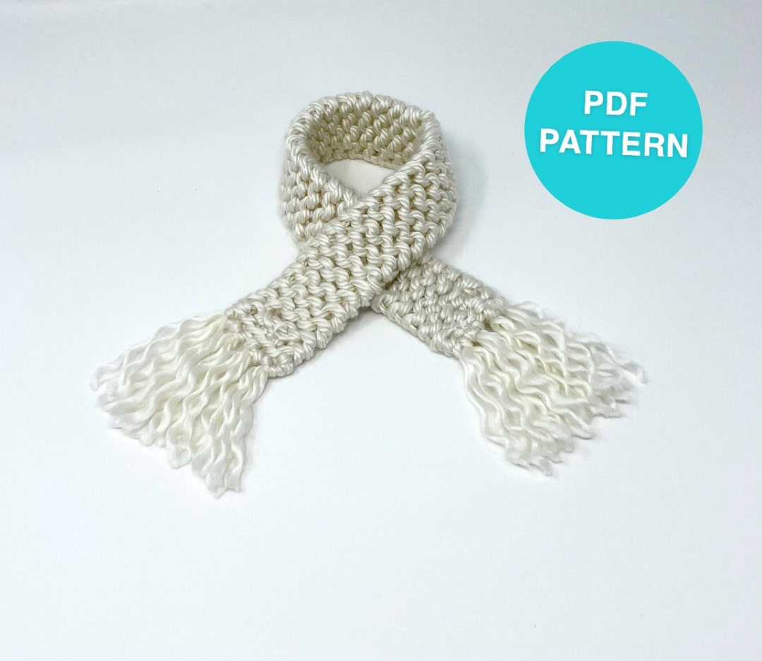 Knitting Pattern PDF: Cozy Scarf for 18” Dolls Teddy Bears - Etsy