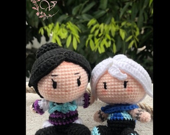 Fanmade Valorant Amigurumi - Jett, Sage Häkelpuppe Amigurumi, Valorant Jett, Sage Plüschtier, Valorant Jett, Sage Plushies, Jett, Sage Crochet