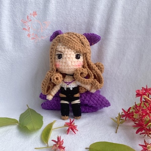 Fanmade LOL Amigurumi - LOL Ahri Crochet Doll Amigurumi, LOL Ahri Plush, Ahri Plushies, Ahri Crochet