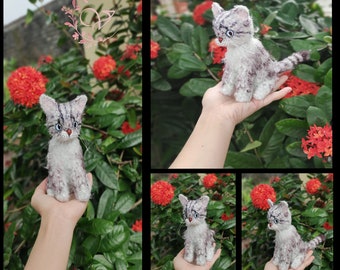 Custom Cat Plush, Custom Stuffed Cat, Custom Crochet Cat, Custom Stuffed Animal, Personalized Pet Gift, Pet Memorial, Pet Stuffed Anima
