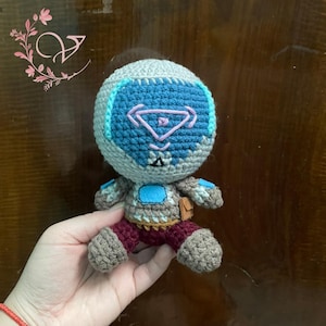 Fanmade Valorant Amigurumi - Kayo Crochet Doll Amigurumi, Valorant Kayo Plush, Valorant Kayo Plushies, Kayo Crochet