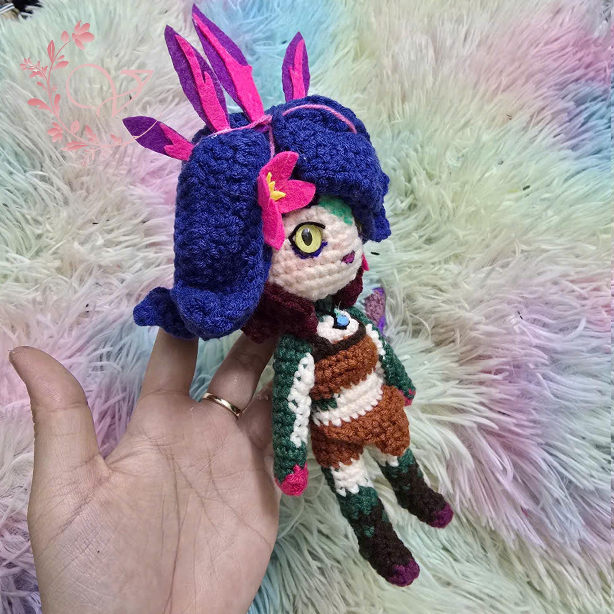 Fanmade LOL Amigurumi - LOL Neeko Crochet Doll Amigurumi, LOL
