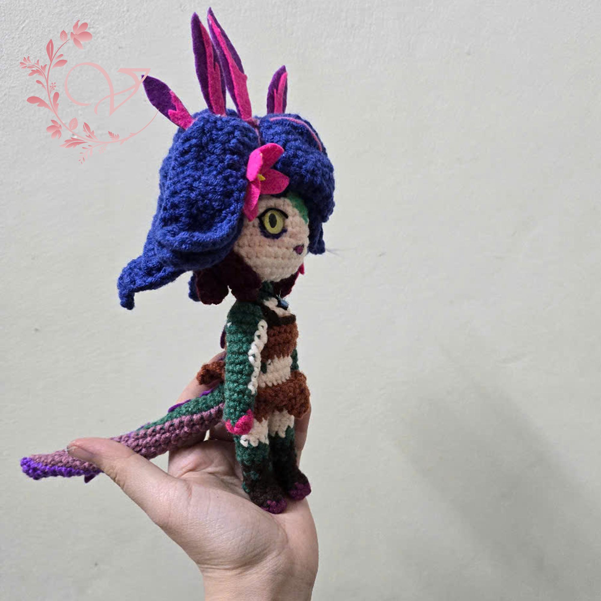 Fanmade LOL Amigurumi - LOL Neeko Crochet Doll Amigurumi, LOL
