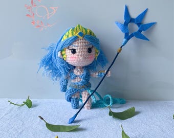 Fanmade LOL Amigurumi - LOL Janna Crochet Doll Amigurumi, LOL Janna Plush, Janna Plushie!!!