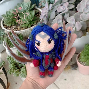 Fanmade LOL Amigurumi - LOL Irelia Crochet Doll Amigurumi, LOL Irelia Plush, Irelia Plushies, Irelia Crochet