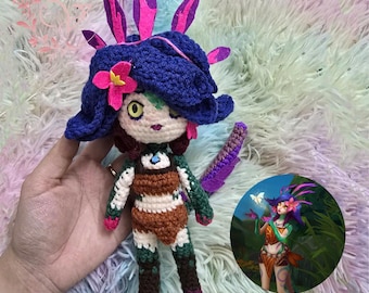 Fanmade LOL Amigurumi - LOL Neeko Crochet Doll Amigurumi, LOL Neeko Plush, Neeko Plushies, Neeko Crochet !!!