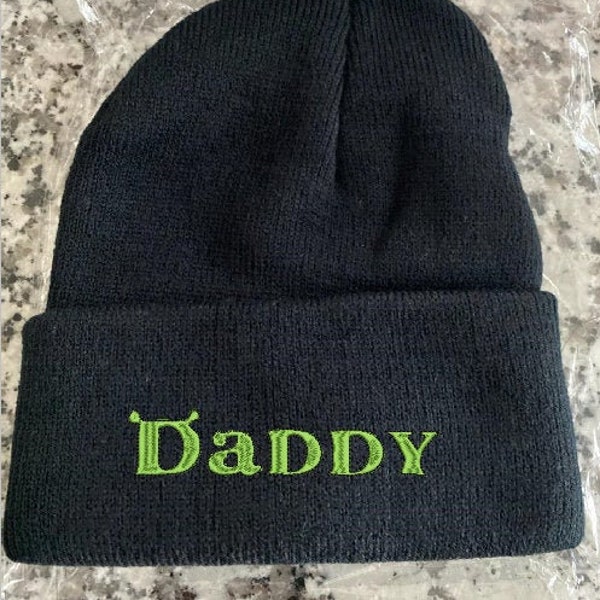 Daddy Shrek Themed beanie