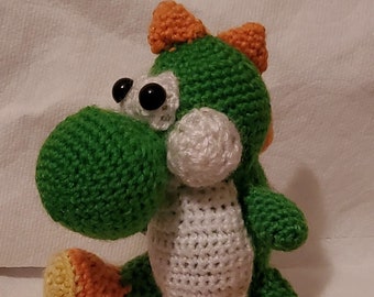 Dinosaur doll inspired by Yoshi