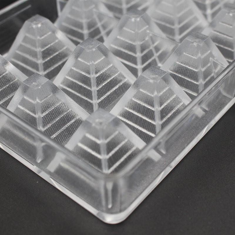 Quadrilateral Pyramid Magic Ball Mold Aroma Candle Mould DIY Geometric Ball Candle  Silicone Mold Candle Making Molds 