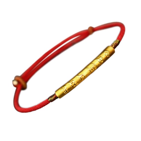 Tibetan handmade mantra bracelet deals