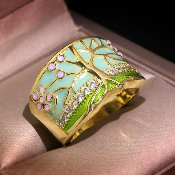 Lucky tree opal on sale ring