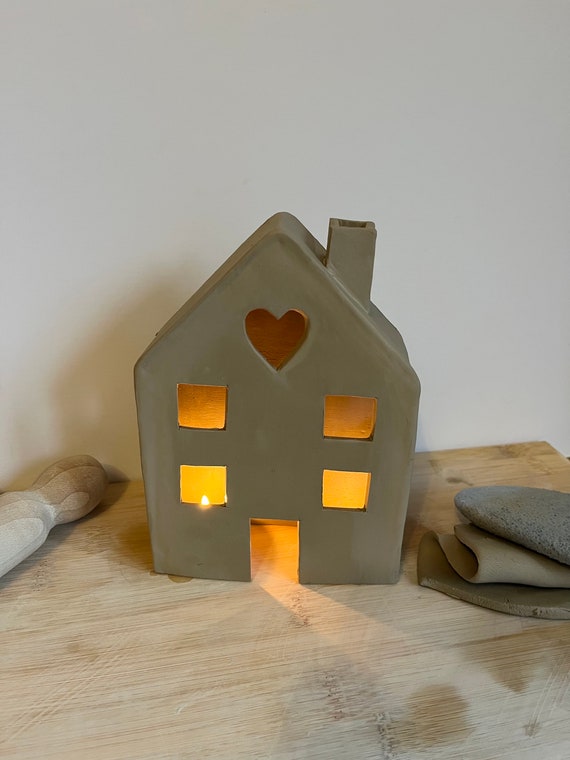 Porcelain House Tealight - Home Porcelain House Tealight - Home