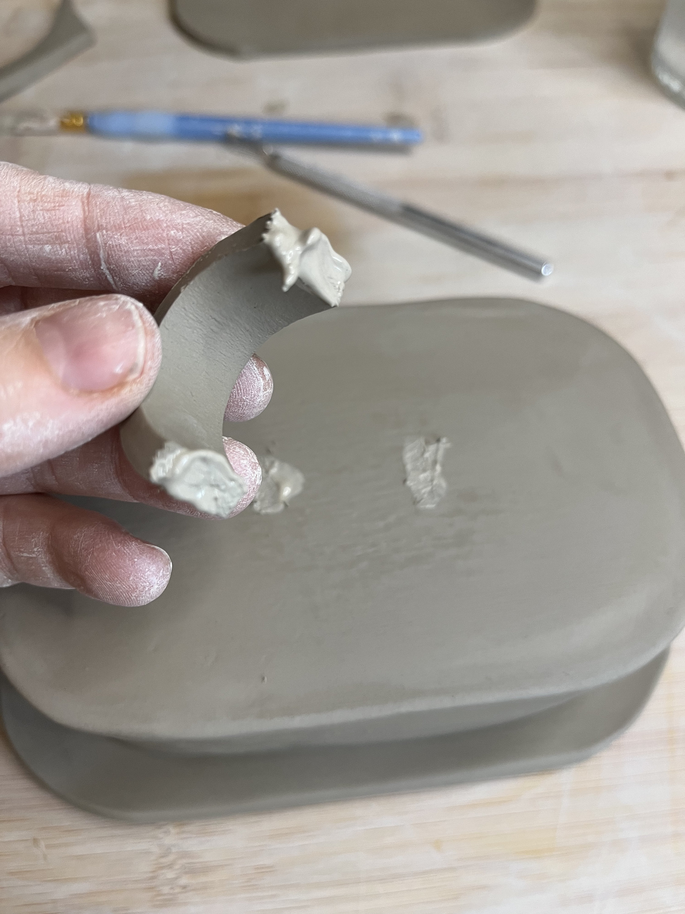 Butter Dish Template Pottery Butter Dish Template Butter Dish Clay ...