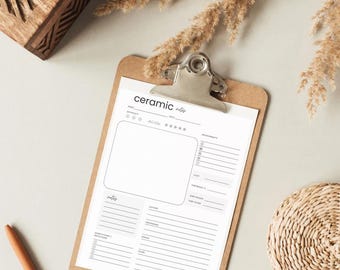 Ceramic Notes Digital Download