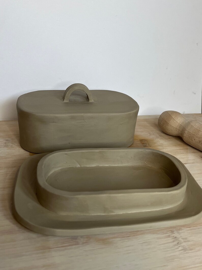 Butter Dish Template Pottery Butter Dish Template Butter Dish Clay