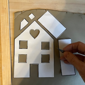 Clay House Template Pottery House Template House Tealight Template Clay House Template Pottery House Template House Tealight Template