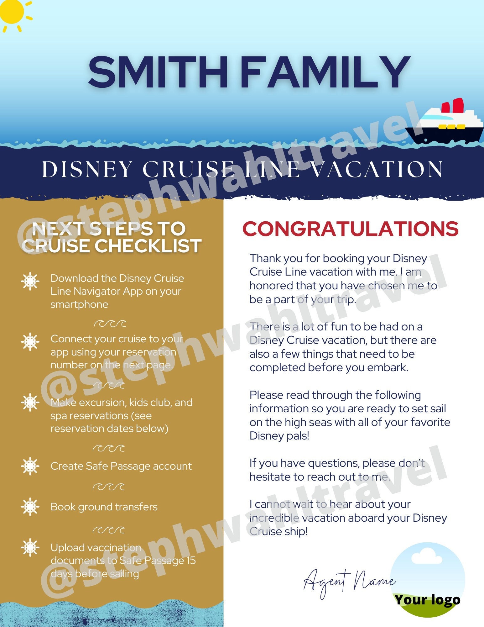 cruise vacation agent
