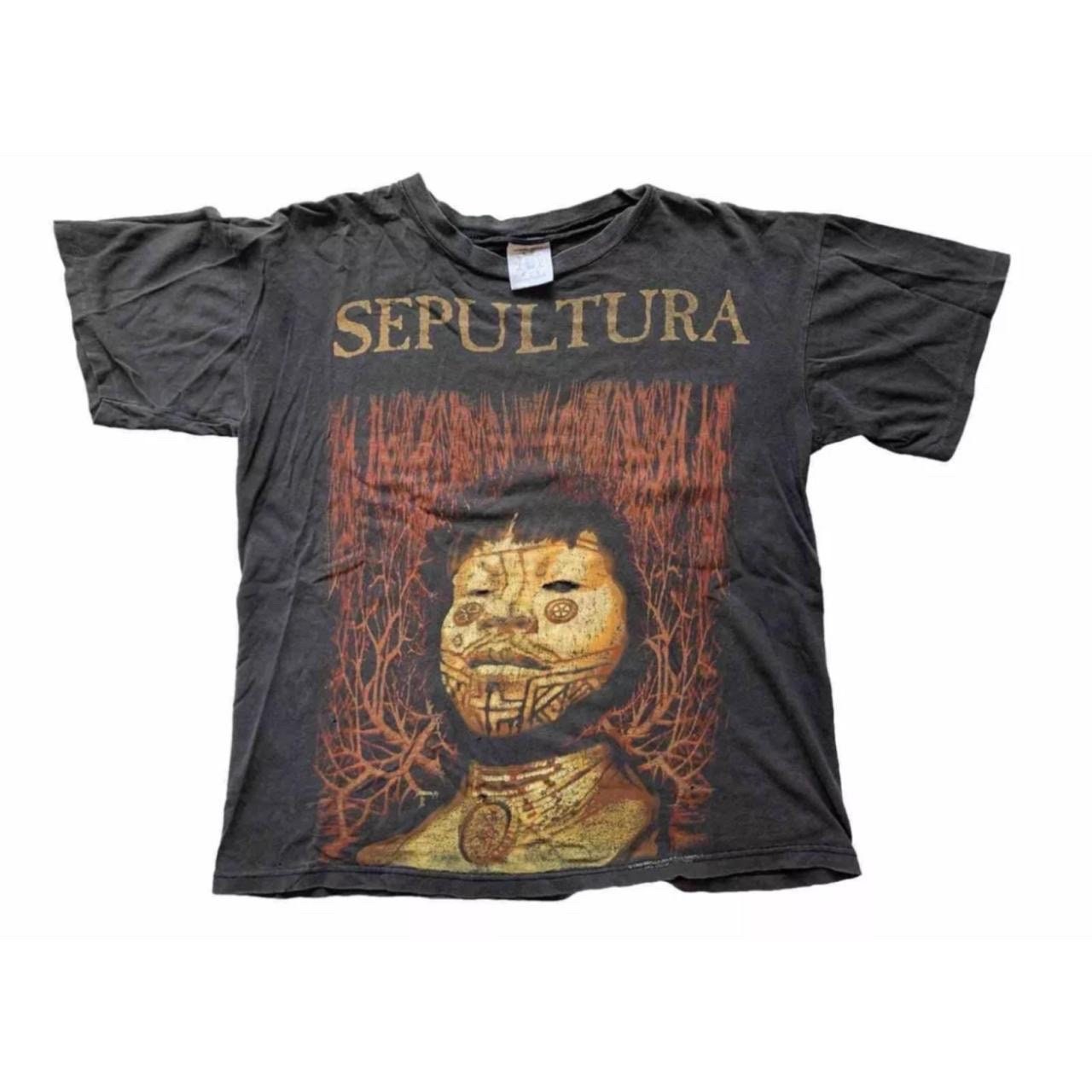 VINTAGE 1996 Sepultura Roots T-shirt by Blue Grape - Etsy
