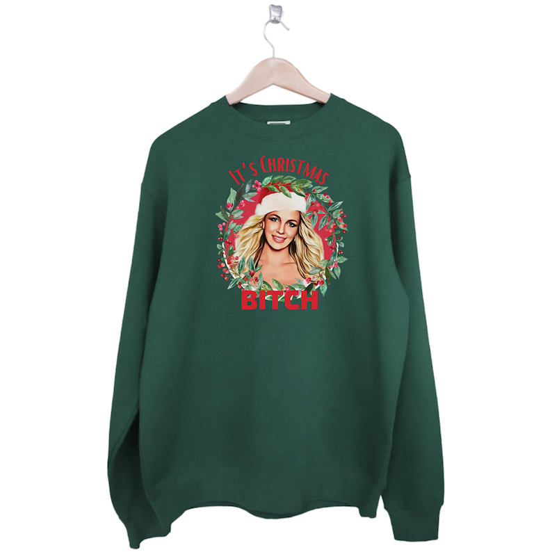 It's Christmas Btch Funny Christmas Jumper Christmas Jumpers Christmas