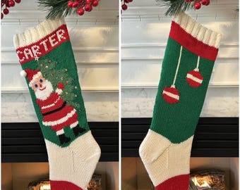 Pattern || Santa with Christmas Tree