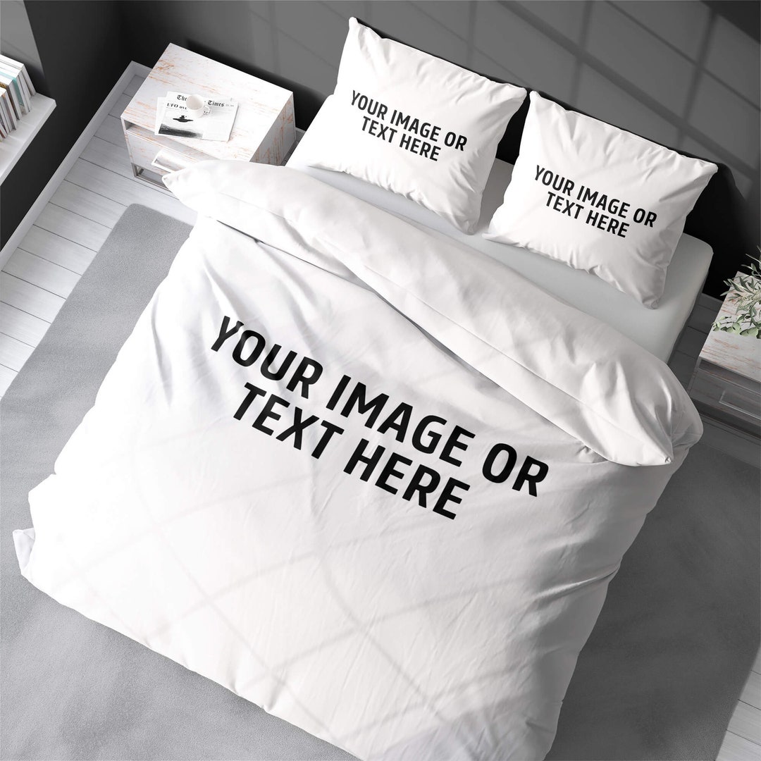 Custom Design Image Comforter Bedding Set - Etsy