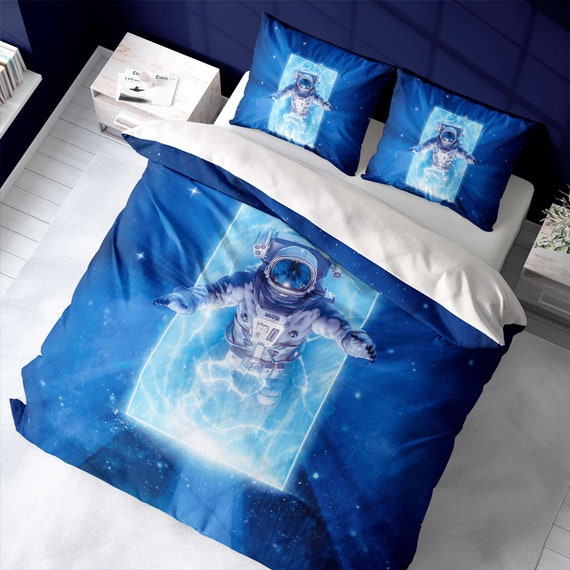 Astronaut Cube Bedding Set