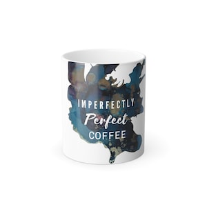 Farbwechsel Tasse, 11 Unzen - Perfekte Kaffeetasse, wärmeempfindliche Tasse, Farbwechsel Tasse, Geschenk für Kaffee-Liebhaber, Zaubertasse