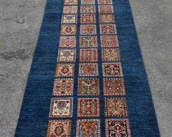 10 x 2'8 Ft Stunning Runner Chobi runner rug, mahal design, handmade runner, 304 x 86 Cm free shipping