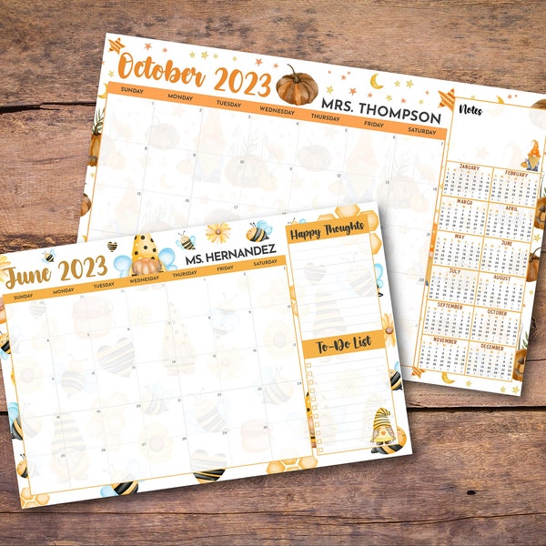 Gnome 2024 Calendar Etsy