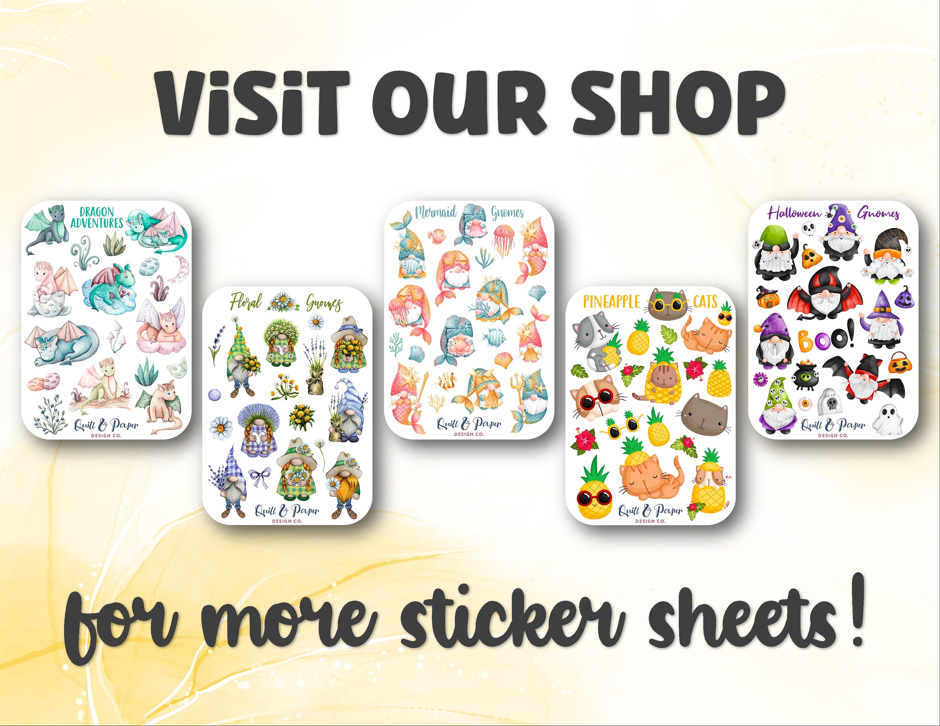 Pink Halloween Sticker Sheets Halloween Gnome Sticker Sets Etsy