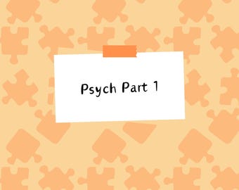 Psych Study Guide 1
