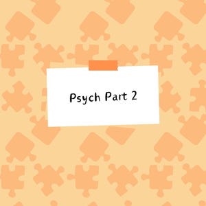 Psych Study Guide 2
