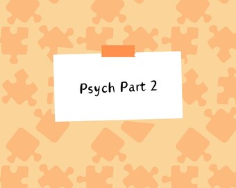 Psych Study Guide 2