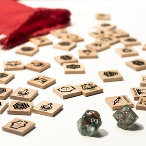 55-teiliges Set - Doppelseitig, Fähigkeits-, Gift-, Loyalitäts-, nummerierte und +/- Counter