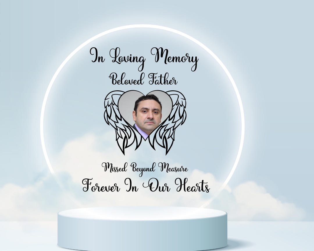 In Loving Memory Beloved Father SVG, Missed Beyond Measure, Forever in