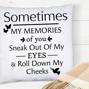 Parfois, mes souvenirs de toi SVG, citation commémorative en souvenir d'amour, perte d'un être cher, citation de deuil, pour toujours dans mon coeur, téléchargement numérique